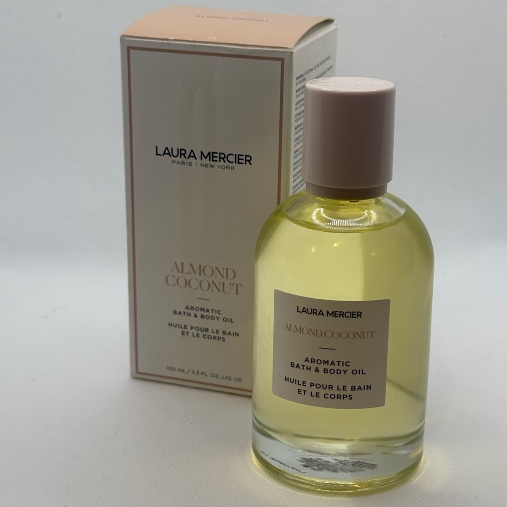 Laura Mercier Almond Coconut Bath & Body Oil 3.3 oz New in Box